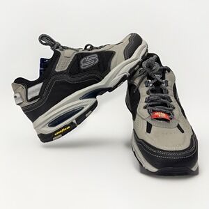 Skechers Vigor 3.0 Men's 11.5 Sport Wide Fit Gray Black Goodyear Outsole NWT